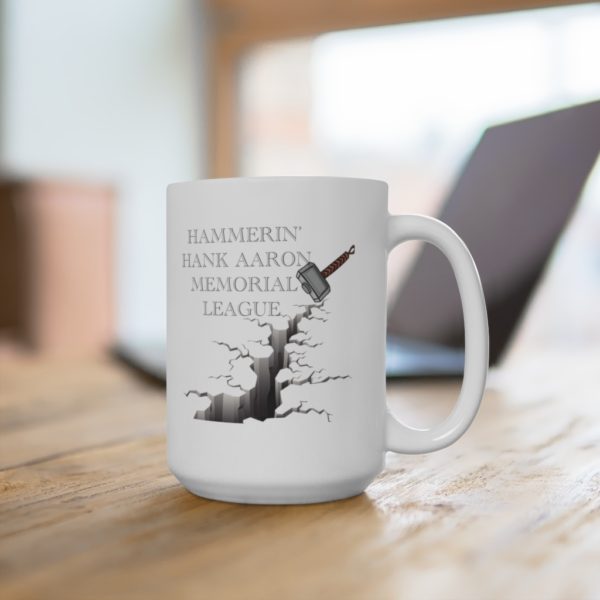 D1S Hank Aaron Mug 15oz - Image 4