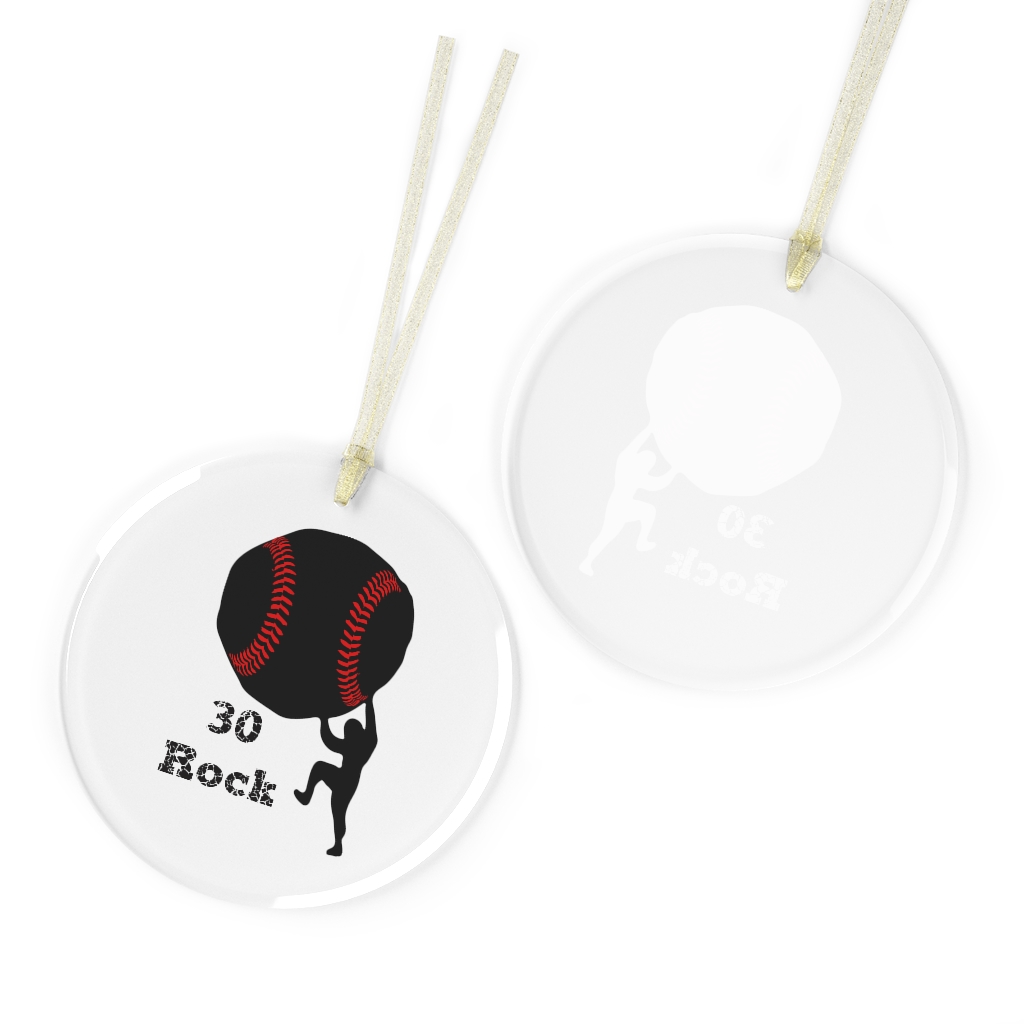 D1S 30 Rock Glass Ornament - Image 2